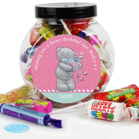 Personalised Me to You Bear Candy Girl 250g Sweet Jar £8.99